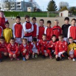 Deux des équipes U11 présentes ce samedi au stade.