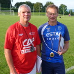 Claude Moninot et Olivier Couturier, entraîneurs des Seniors, en charge de conduire l'équipe 1 vers le succès.