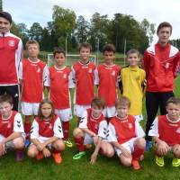 L'équipe U11 qui évolue au 2ème niveau était encadrée ce samedi par 2 U19, Antoine et Aurélien.