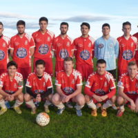 L'équipe U19 qui a fait match nul 3-3 contre Viriat ce samedi.